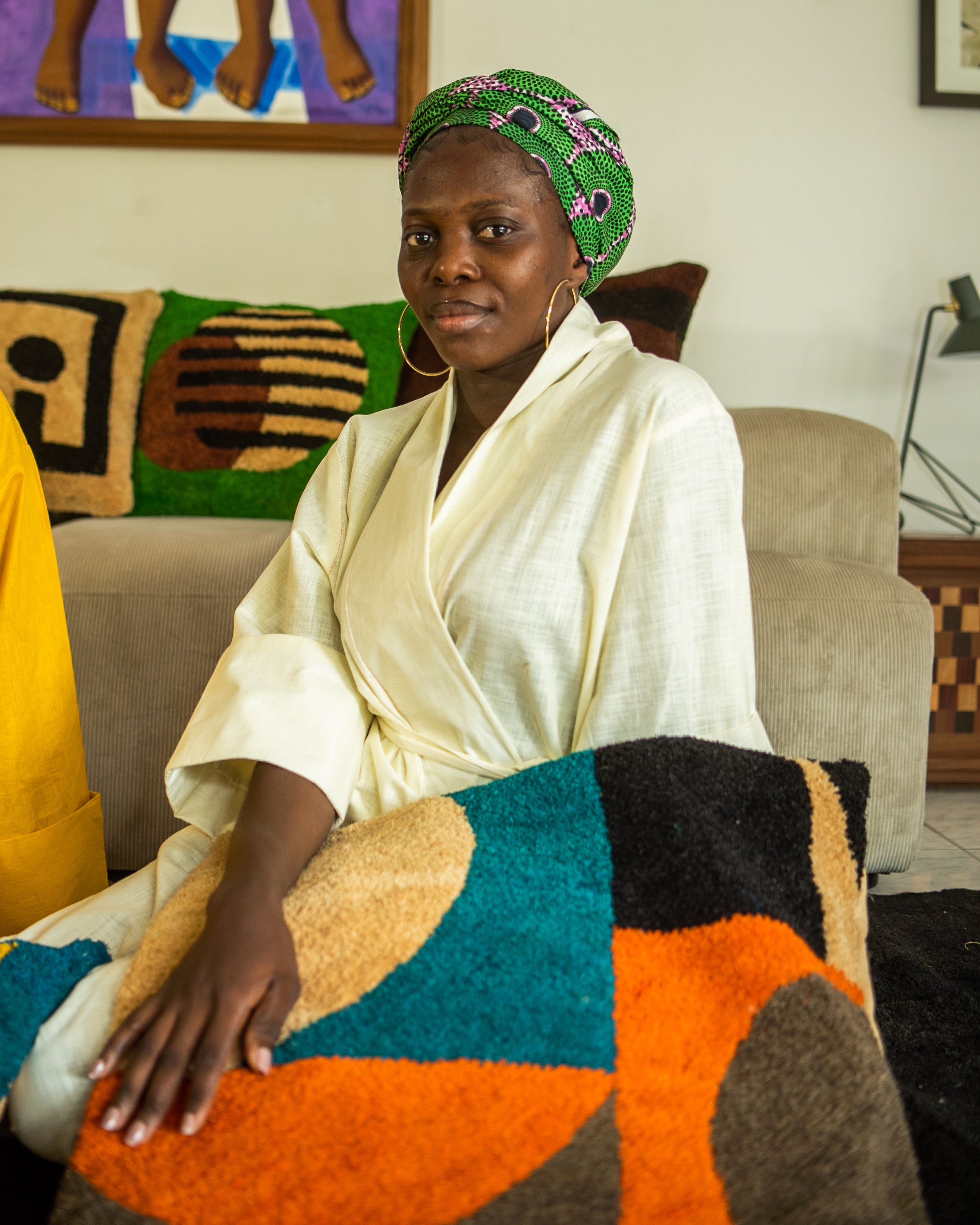 Colour Block rugs and cushions – kilubukila