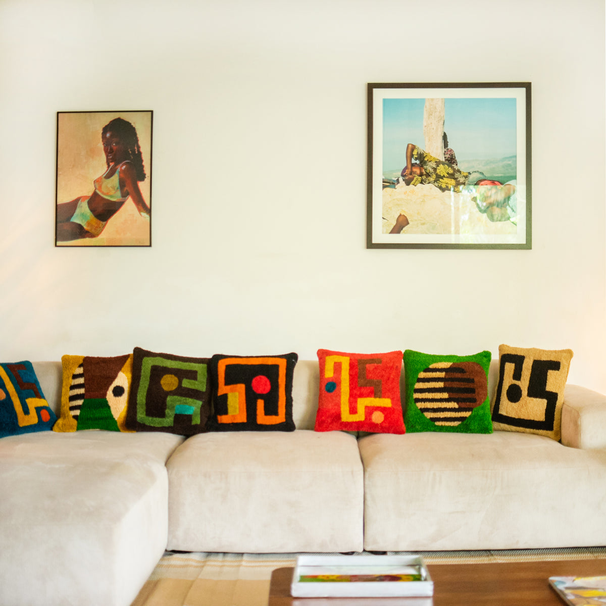 Maman Ruth Kuba Cloth Cushion - Maman Élodie – kilubukila